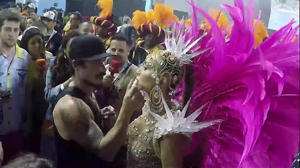 Behind the scenes of Carnival 2019 before entering the Samb&oacute_dromo - Sabrina Sato - Gavi&otilde_es da Fiel