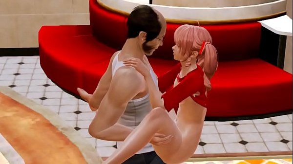 [Hentai 3D] Young girl and granpa