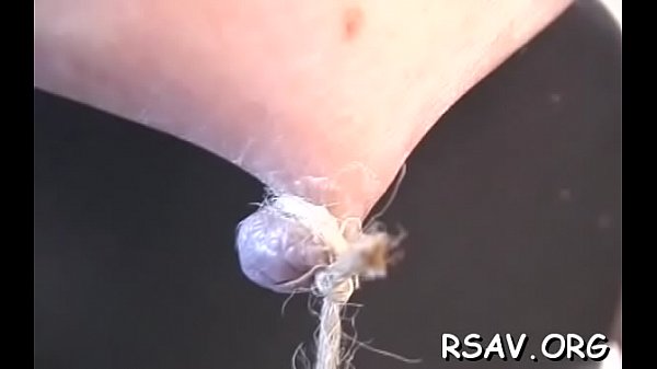 Dude straps this bitch'_s mambos hard and makes '_em blue