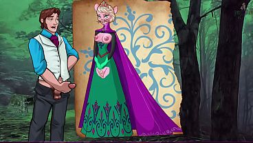 Cattive maniere congelate parte 1 tette di Elsa