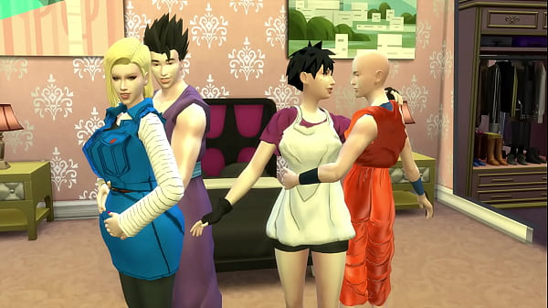 dragon ball porn hentai wife exchange videl and number 18 fucked like hot unfaithful mature bitches ntr