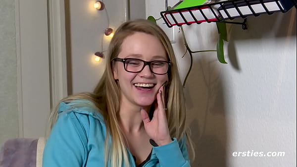 Nurse Holly starts foreplay at the front door