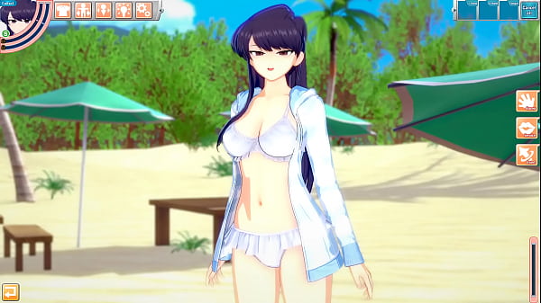 Komi has problems with communication. Hentai uncensored. Koikatu Party