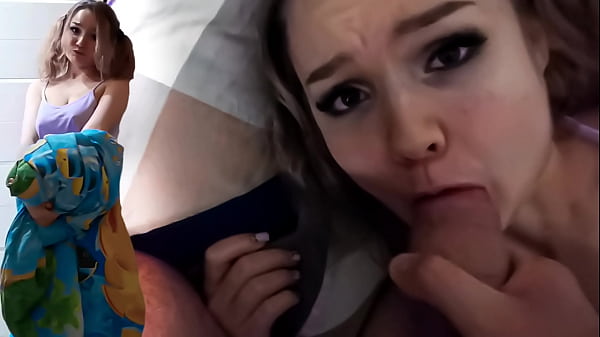 Facefucking and Hard Doggy Fucking till Cum on StepSis'_s Big Ass