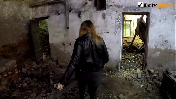 Public domination in an abandoned place with an unexpected ending. (with graffiti)