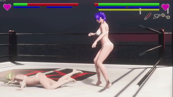 Ryona Girls Sexy Wrestling com movimentos! (RUMBLE BLAZING)
