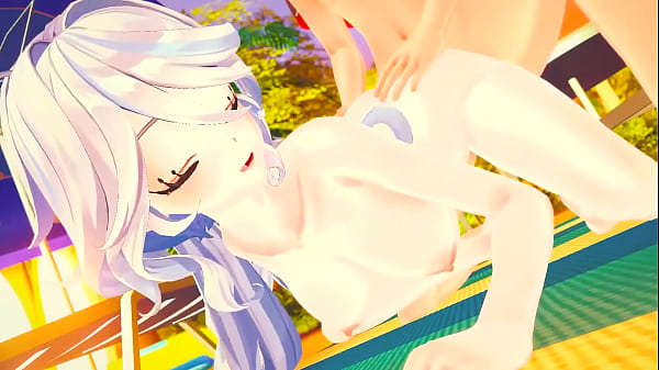 Furina chết tiệt tại bãi biển cho đến khi âm hộ của cô ấy đầy đủ của Cum