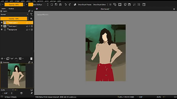 Ich versuche, ein QuickPaint-Hentai-Maltestvideo zu erstellen