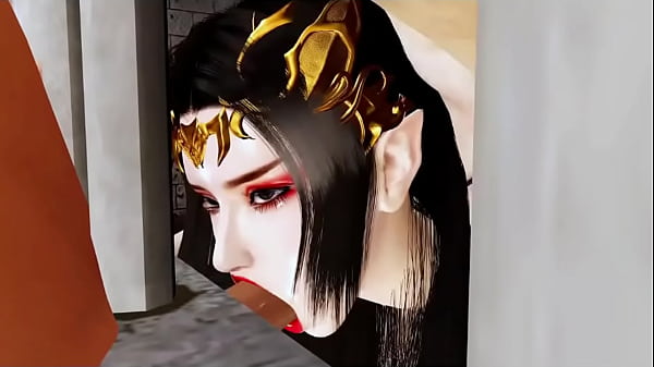 Regina virtuale di Bigboob Fantasy - Animazione 3D Hentai