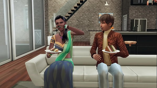 Primeira noite juntos com um casal indiano recém-casado