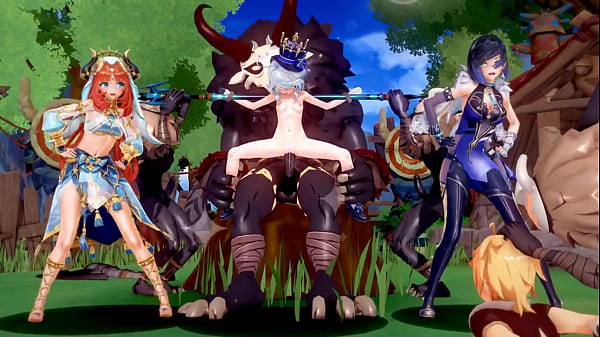 Genshin Furina&amp_Nilou&amp_Yelan hoạt mmd