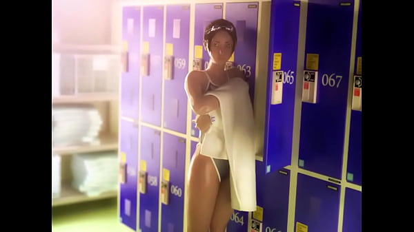 3D-Hentai-Porno. Ein Freund bumst die Freundin eines Sportlers im Badeanzug. Sex in einer Sportumkleidekabine. Hohe Qualität, 60 fps. Wichst zu ihrer Freundin, alles ist nass. Enger Badeanzug. Latex. Anime, Hentai, Animation, SFM, Blender.