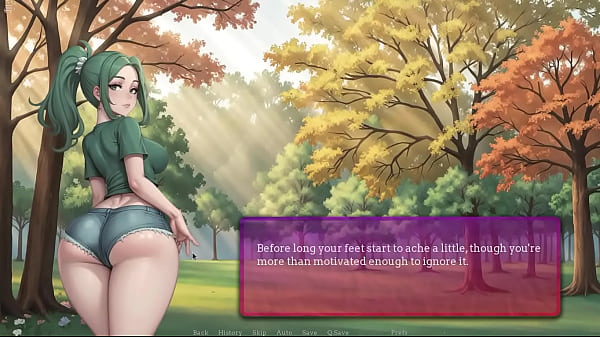 Eine lange Wanderung im Wald