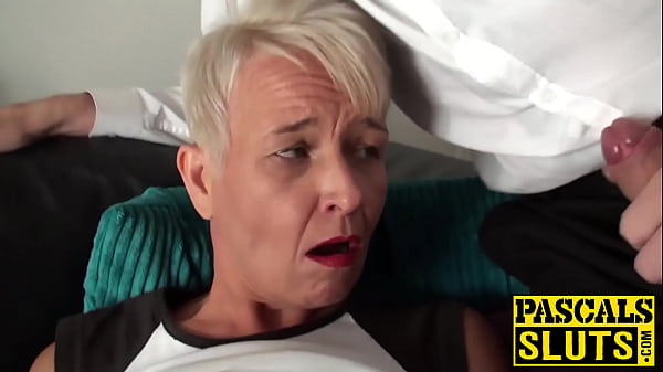 Dirty mature whore was waiting all day to be his sex slave