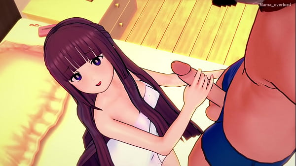 Fern will Sex und weiter trainieren, nur mit einem engen Handtuch bekleidet (erwachsener Fern)