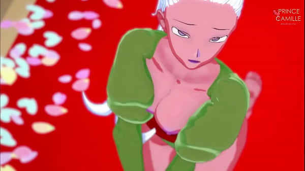 Vados hace JOI y te deja terminar en su cara - Dragon Ball