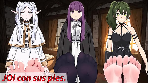 JOI hentai con pies. ¿Cómo lo haría Frieren? ¿Y Helecho? ¿Y Ubel?