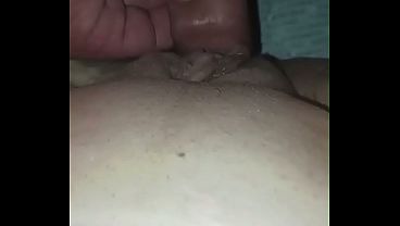 This slut gets fucked by a real big dick
