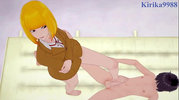 Meiko Shiraki and Hana Midorikawa intense sex. - Prison School Hentai