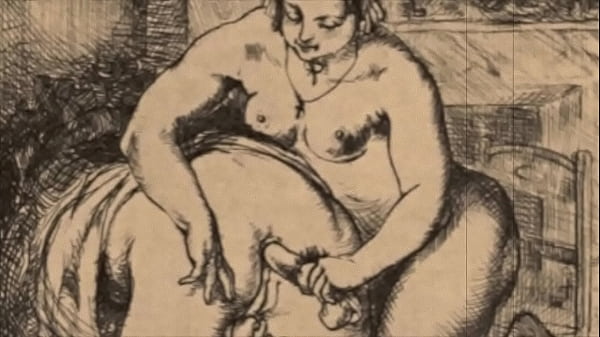 Vintage erotische Zeichnungen