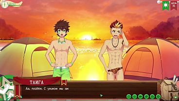 Game: Friends Camp path 2, part 9 - volleyball with Taiga (russian voiceover)