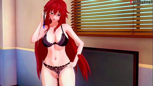 Rias Gremory y Akeno pidiéndome sexo y... | HS DXD NTR Locura 3 | Mire la película completa de 1 hora en Sheer & amp_ PTRN: Fantasyking3