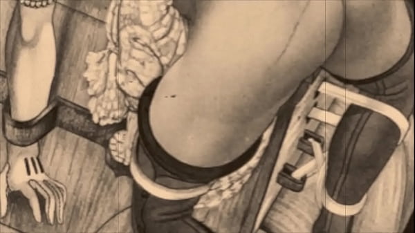 Vintage erotische Zeichnungen