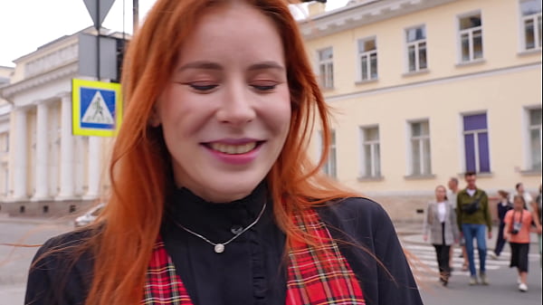 Vlogger Gets a BJ in Hallway from Hot Chick with Big Tits and Fucks Her at Home