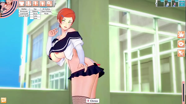 wen 10 in uniform with big ass and big tits