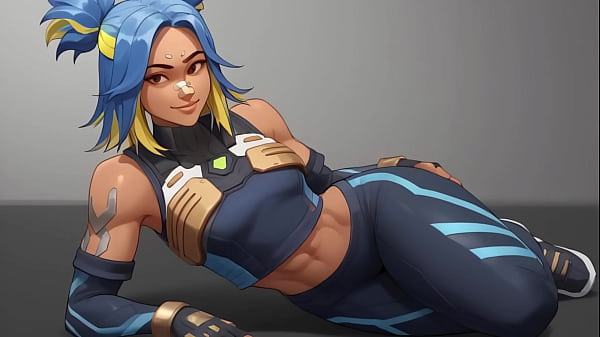 NEON va a PROBAR tu RESISTENCIA | El PROTOCOLO VALORANT JOI [Ribete] [Múltiples puntos de corrida] [Múltiples finales] [serie] [Femdom] [ENG]