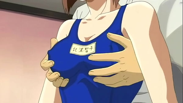 Hentai - El padrastro no puede resistirse a tocar a su joven hijastra en traje de baño [sin censura]