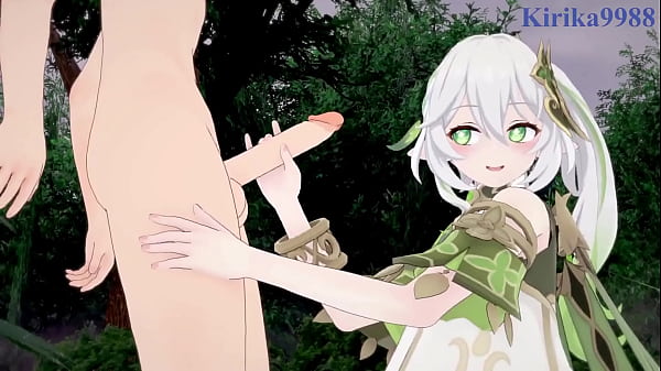 Nahida und Yoimiya haben intensiven Sex. Genshin Impact Hentai