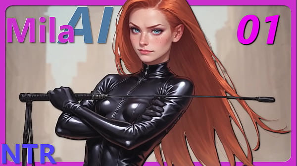 MILA AI #01 &bull_ Eine geile Rothaarige braucht jemanden, der sie wie verrückt fickt