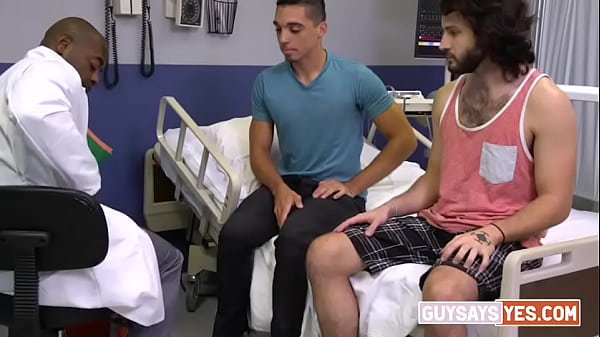 GuySaysYes.com - Doctor Aaron Trainer assists with Dante Drackis