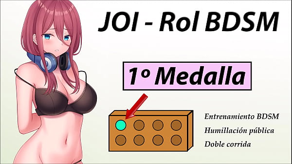 JOI Adventure Role Hentai - Primera Medalla BDSM - En Español