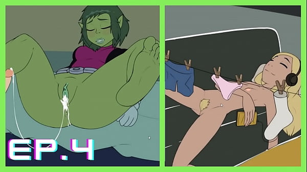 In Folge 4 von 18Titans wird Beast Girl vollgespritzt und ein neues sexy Mädchen bewegt sich