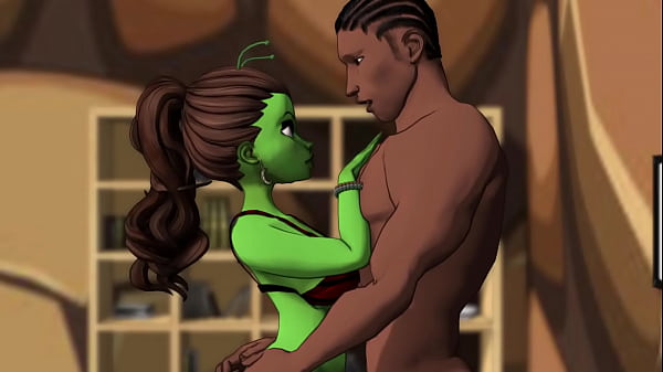 Un extraterrestre sexy de piel verde y gran botín atraviesa un portal para disfrutar de una gran acción de la BBC: voces impulsadas por IA