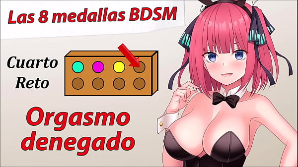 JOI Adventure Role Hentai - Fourth BDSM medal - In Spanish.