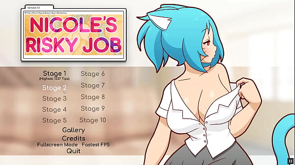 Nicole Risky Job [Jeu Hentai PornPlay] Ep.2 caresser les seins pour attirer plus de clients