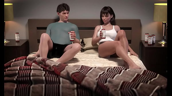 Fucking a busty brunette